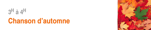 Chanson d'automne