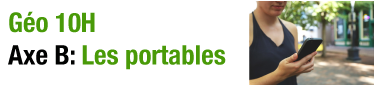Axe B: Les portables