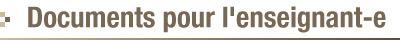 Documents pour l'enseignant